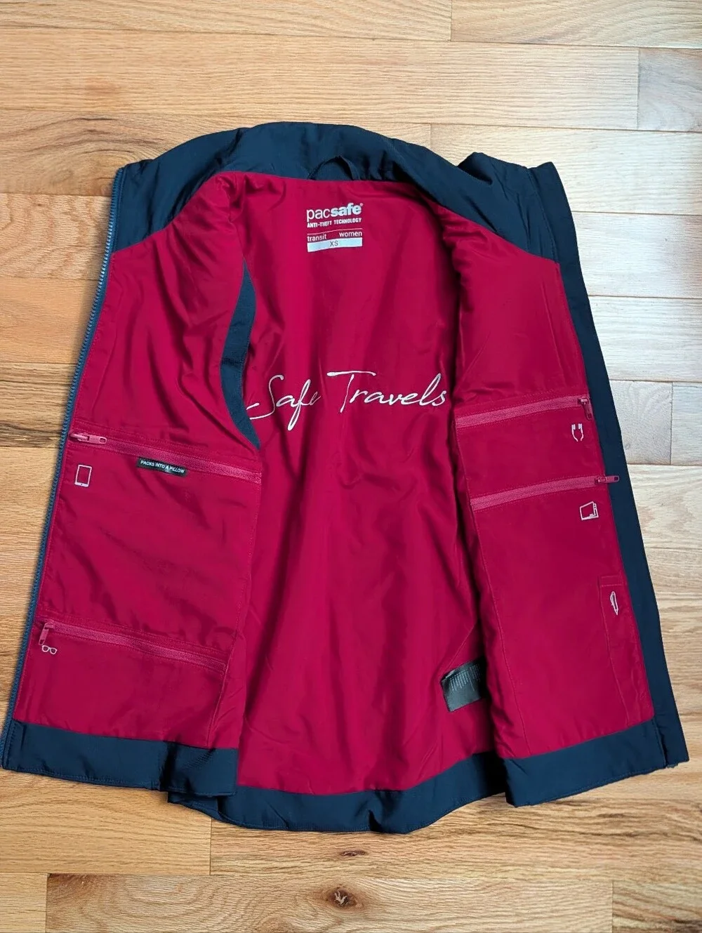 Pacsafe transit vest